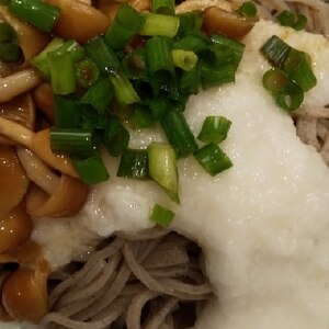 ☆冷やしなめことろろ蕎麦☆